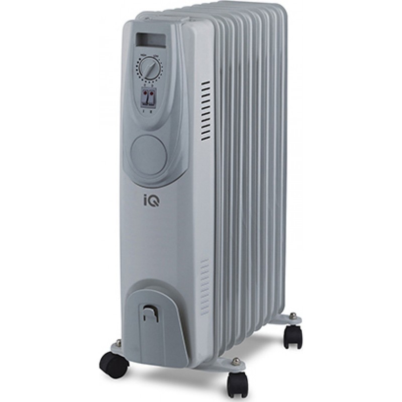 IQ HT-1446 Καλοριφέρ Λαδιού με Ρυθμιζόμενο Θερμοστάτη και Προστασία Υπερθέρμανσης 2000W